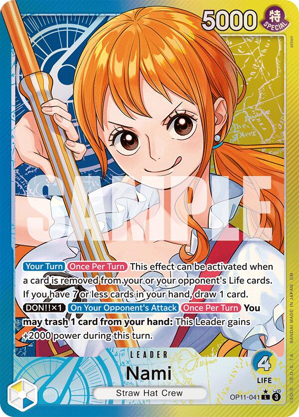 Nami (041) (Alternate Art) [A Fist of Divine Speed] | Good Games Adelaide SA