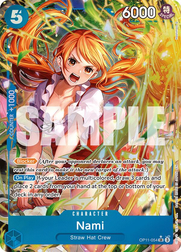 Nami (054) (Alternate Art) [A Fist of Divine Speed] | Good Games Adelaide SA