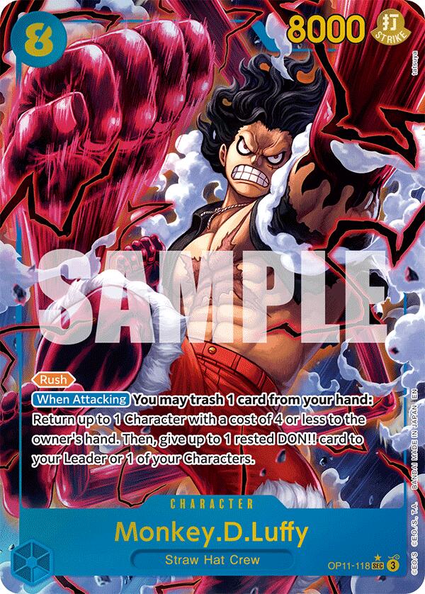Monkey.D.Luffy (118) (Alternate Art) [A Fist of Divine Speed] | Good Games Adelaide SA