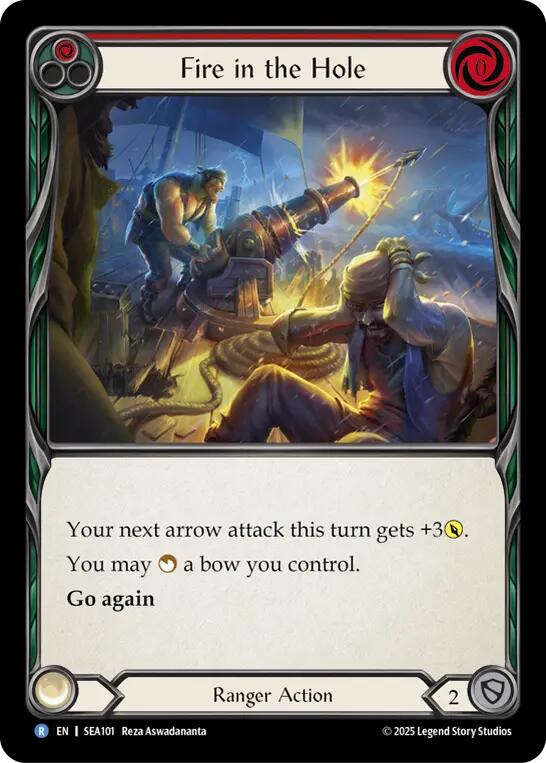 Fire in the Hole [SEA101] (High Seas)  Rainbow Foil | Good Games Adelaide SA