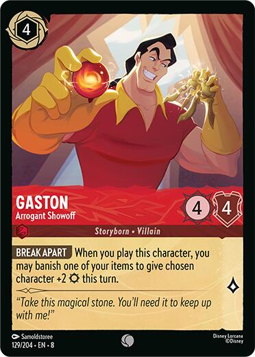 Gaston - Arrogant Showoff (129/204) [Reign of Jafar] | Good Games Adelaide SA
