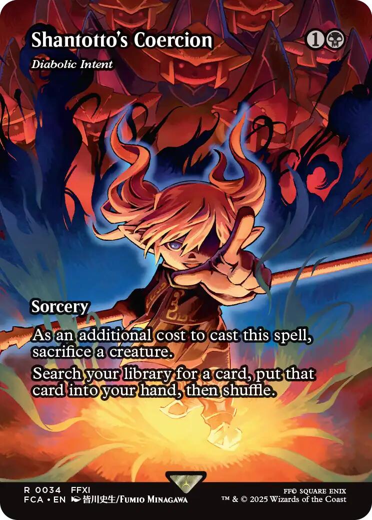 Shantotto's Coercion - Diabolic Intent (Showcase) [FINAL FANTASY : Through the Ages] | Good Games Adelaide SA