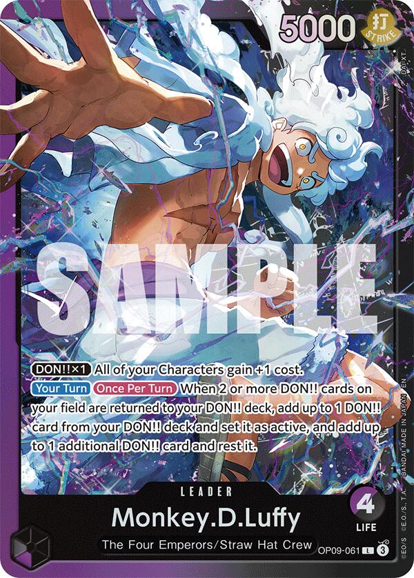 Monkey.D.Luffy (OP09-061) [Starter Deck: Purple/Black Monkey.D.Luffy] | Good Games Adelaide SA