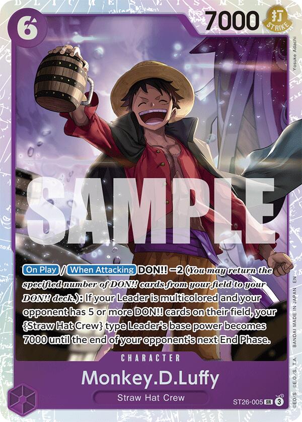 Monkey.D.Luffy (ST26-005) [Starter Deck: Purple/Black Monkey.D.Luffy] | Good Games Adelaide SA