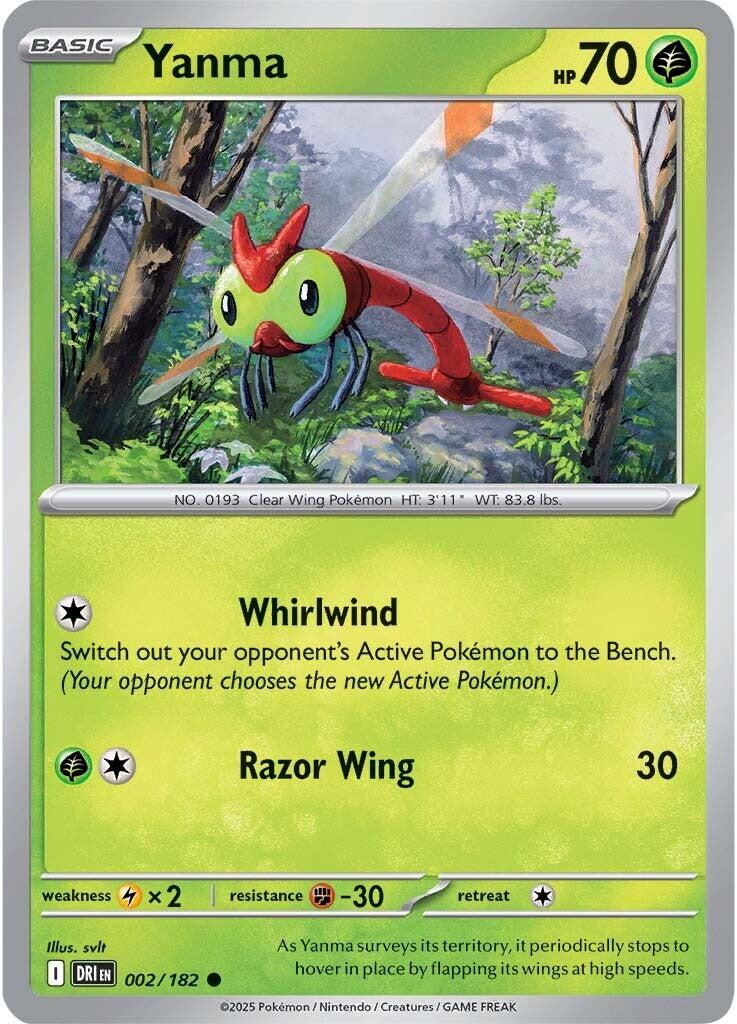 Yanma (002/182) [Scarlet & Violet: Destined Rivals] | Good Games Adelaide SA