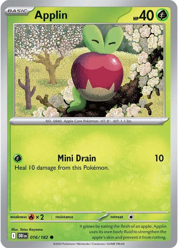 Applin (016/182) [Scarlet & Violet: Destined Rivals] | Good Games Adelaide SA