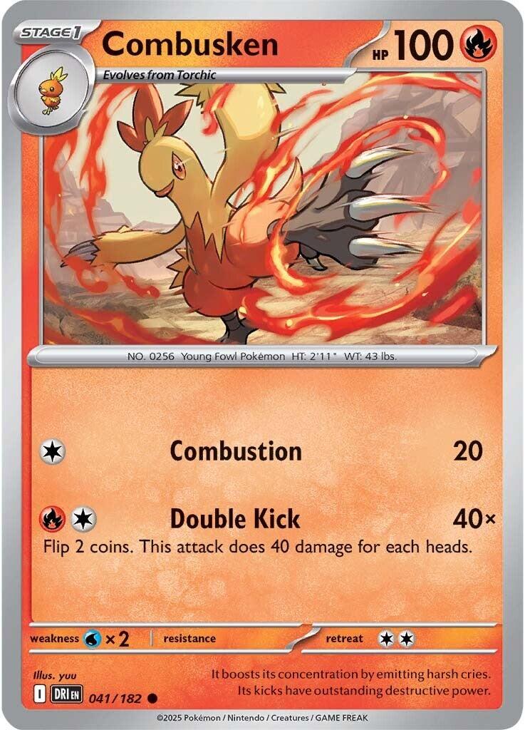 Combusken (041/182) [Scarlet & Violet: Destined Rivals] | Good Games Adelaide SA