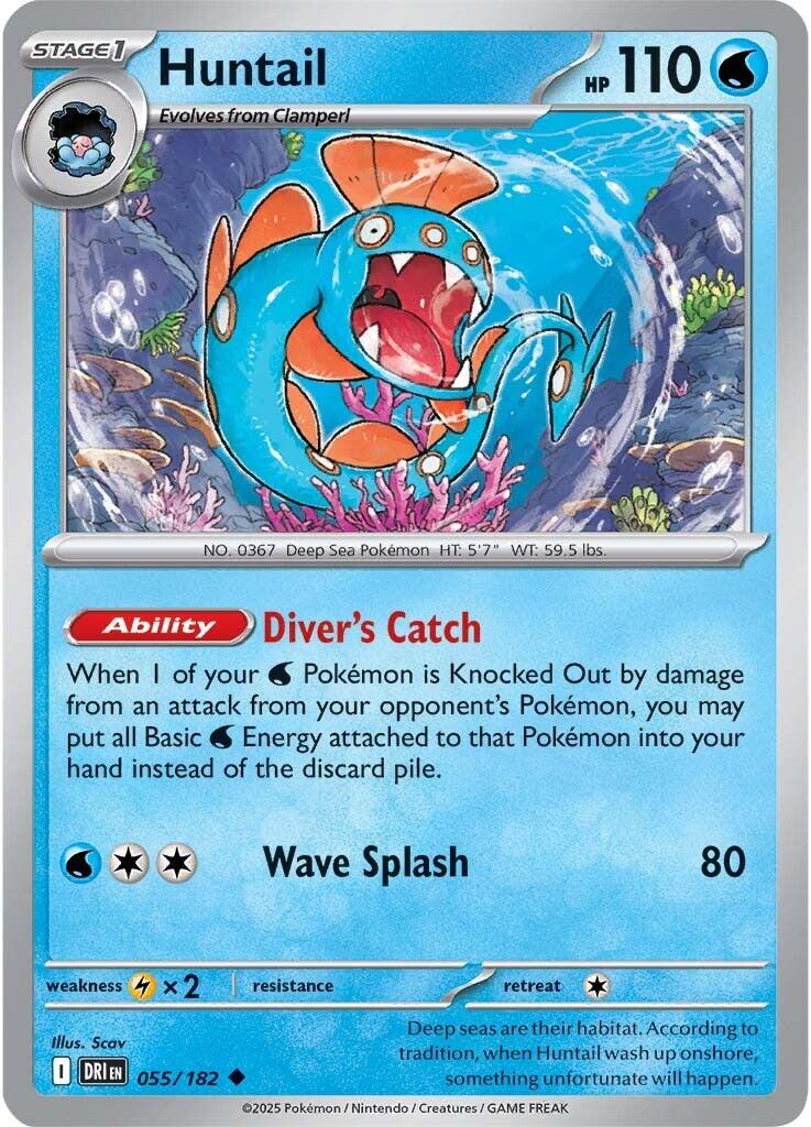 Huntail (055/182) [Scarlet & Violet: Destined Rivals] | Good Games Adelaide SA