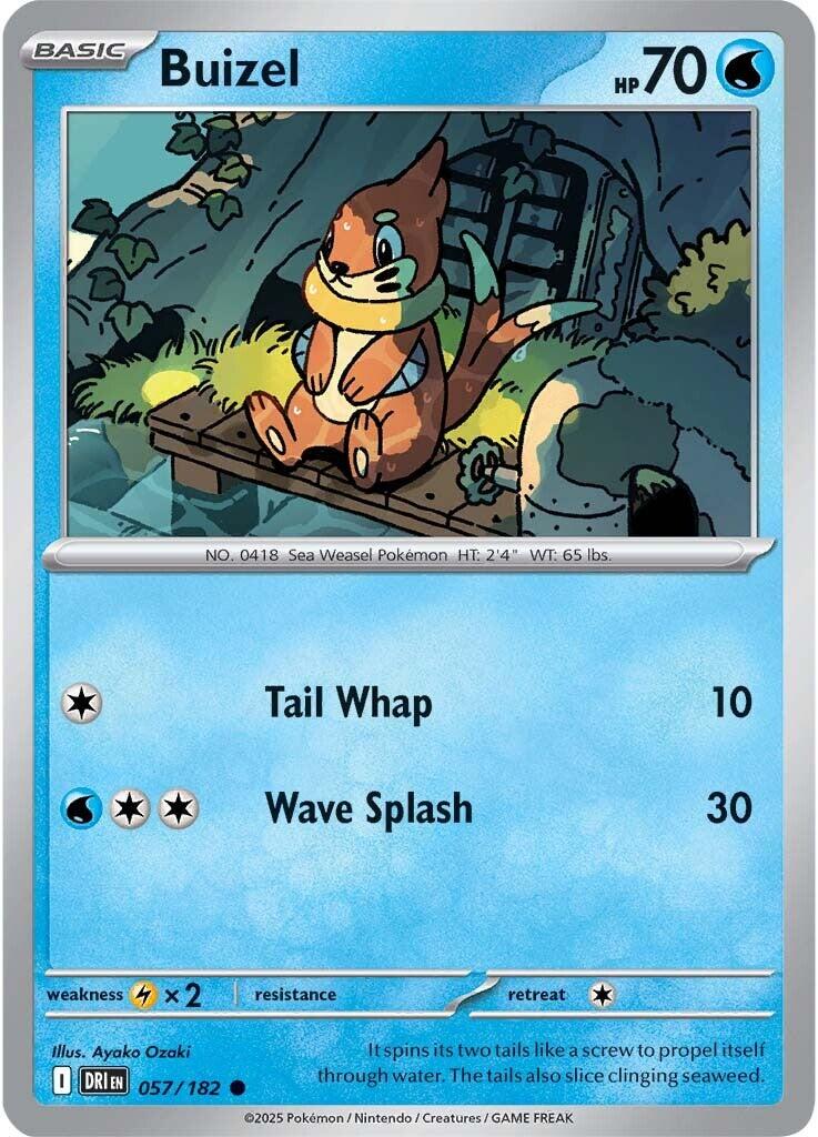 Buizel (057/182) [Scarlet & Violet: Destined Rivals] | Good Games Adelaide SA