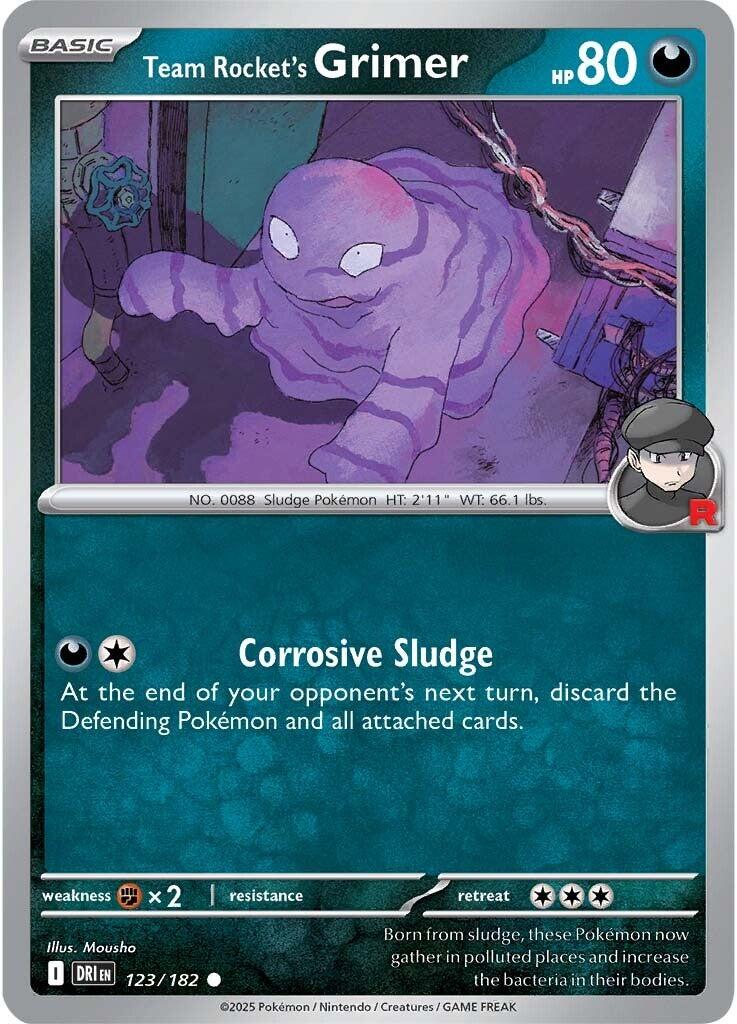 Team Rocket's Grimer (123/182) [Scarlet & Violet: Destined Rivals] | Good Games Adelaide SA