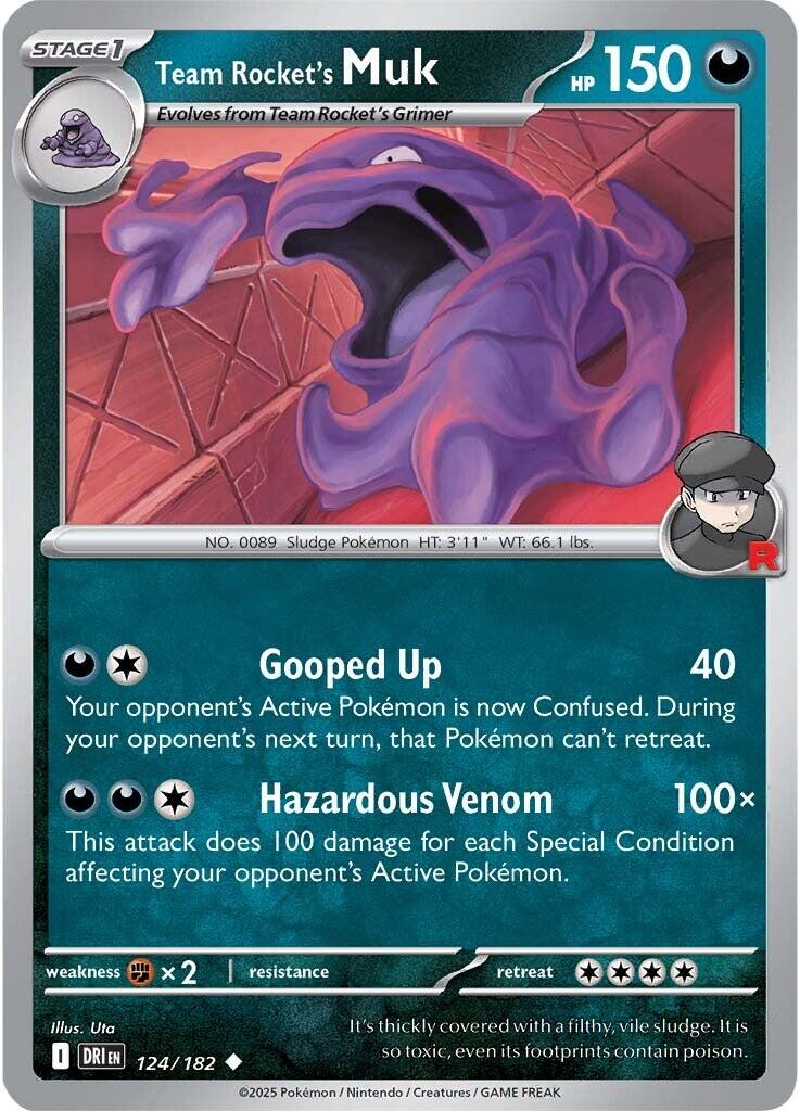 Team Rocket's Muk (124/182) [Scarlet & Violet: Destined Rivals] | Good Games Adelaide SA
