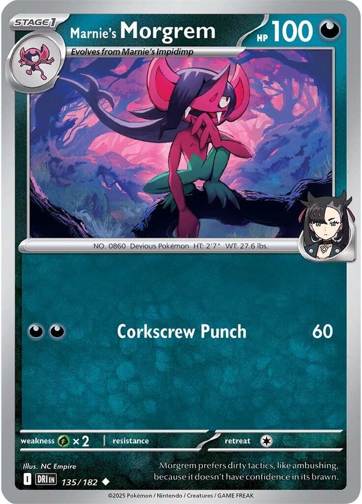 Marnie's Morgrem (135/182) [Scarlet & Violet: Destined Rivals] | Good Games Adelaide SA