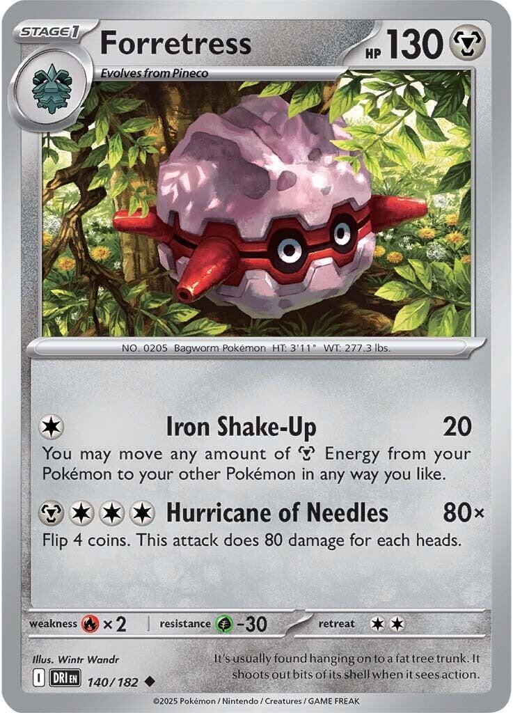 Forretress (140/182) [Scarlet & Violet: Destined Rivals] | Good Games Adelaide SA