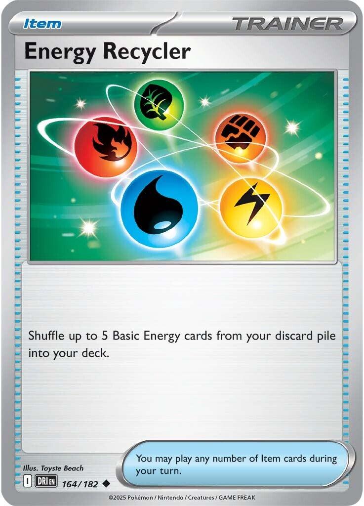Energy Recycler (164/182) [Scarlet & Violet: Destined Rivals] | Good Games Adelaide SA