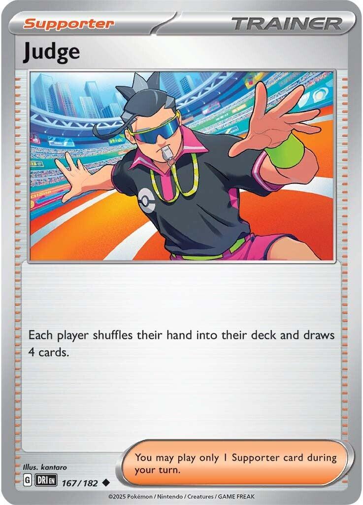 Judge (167/182) [Scarlet & Violet: Destined Rivals] | Good Games Adelaide SA