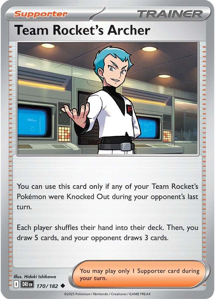 Team Rocket's Archer (170/182) [Scarlet & Violet: Destined Rivals] | Good Games Adelaide SA