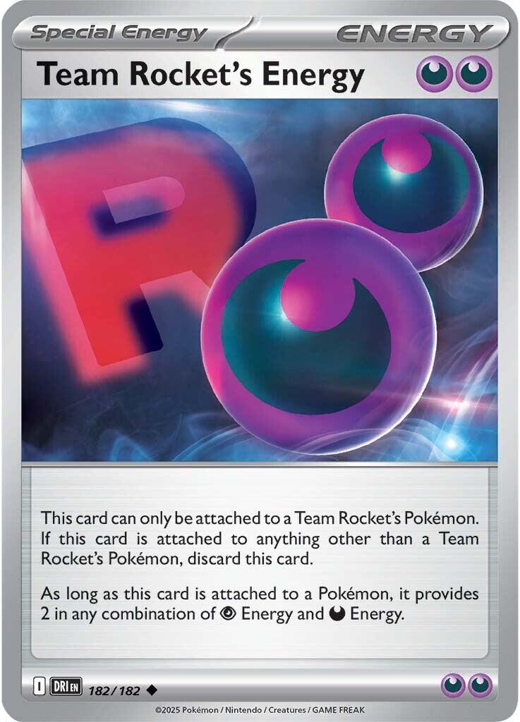 Team Rocket's Energy (182/182) [Scarlet & Violet: Destined Rivals] | Good Games Adelaide SA