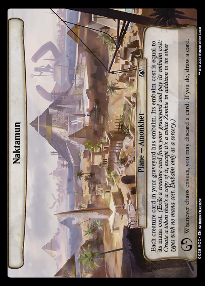 Naktamun 58 (Planechase: March of the Machine)  | Good Games Adelaide SA