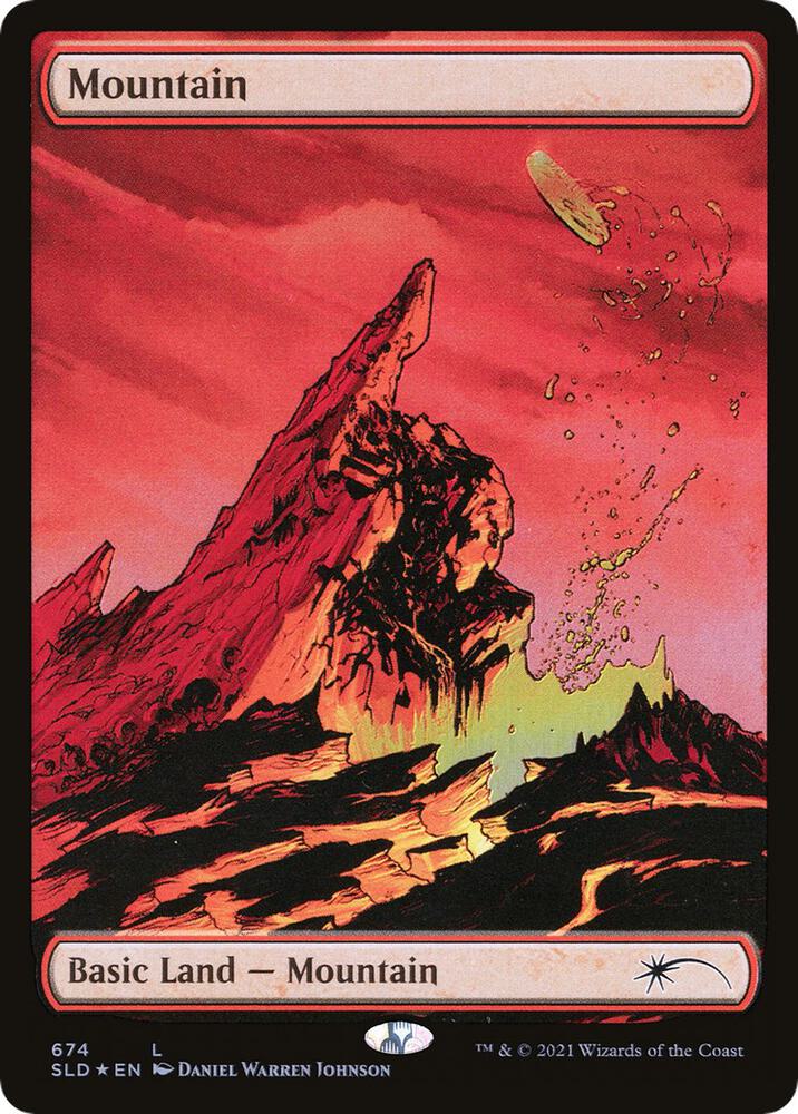 Mountain 674 674 (Secret Lair Drop Series)  - Foil | Good Games Adelaide SA