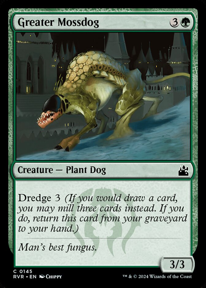 Greater Mossdog 145 (Ravnica Remastered)  - Foil | Good Games Adelaide SA