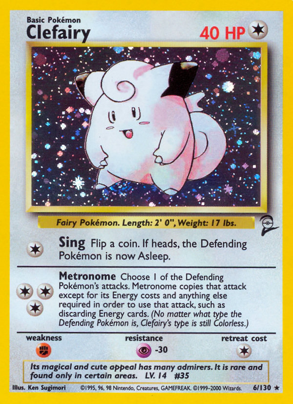 Clefairy (6/130) [Base Set 2] | Good Games Adelaide SA