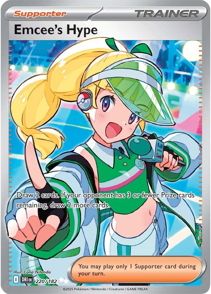 Emcee's Hype (220/182) [Scarlet & Violet: Destined Rivals] | Good Games Adelaide SA