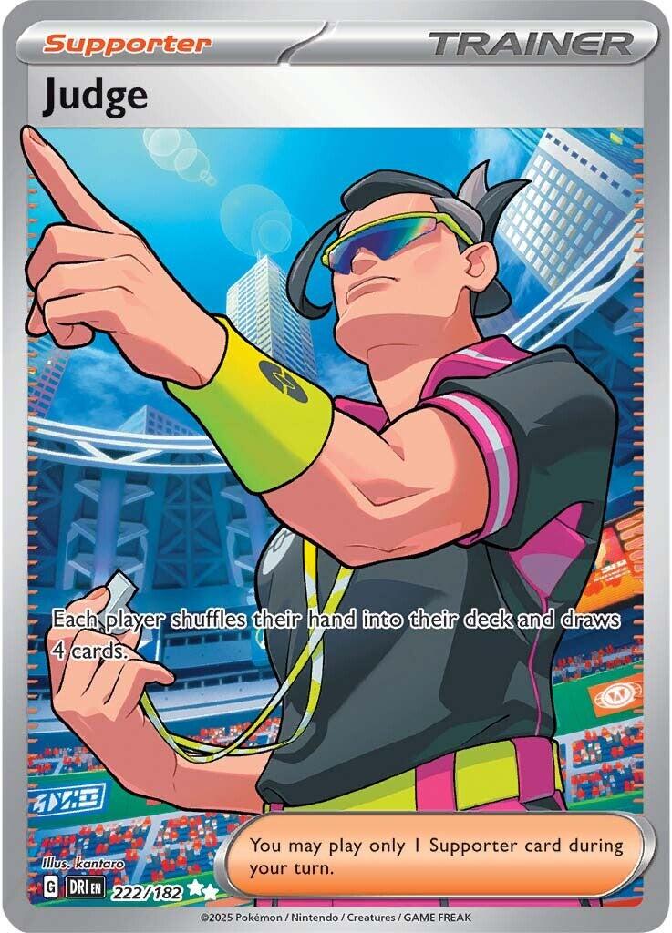 Judge (222/182) [Scarlet & Violet: Destined Rivals] | Good Games Adelaide SA