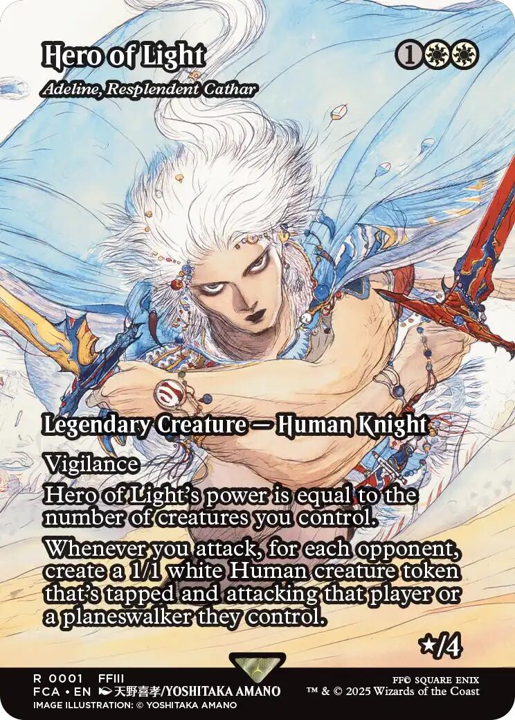 Hero of Light - Adeline, Resplendent Cathar (Showcase) [FINAL FANTASY : Through the Ages] | Good Games Adelaide SA