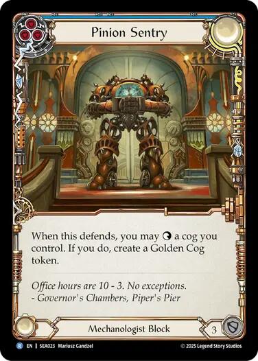 Pinion Sentry [SEA023] (High Seas) | Good Games Adelaide SA