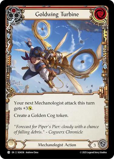Goldwing Turbine (Red) [SEA036] (High Seas)  Rainbow Foil | Good Games Adelaide SA