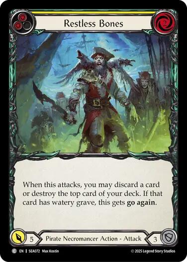 Restless Bones (Yellow) [SEA072] (High Seas) | Good Games Adelaide SA