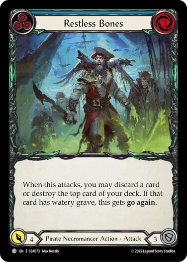 Restless Bones (Blue) [SEA073] (High Seas) | Good Games Adelaide SA