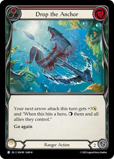 Drop the Anchor [SEA100] (High Seas)  Rainbow Foil | Good Games Adelaide SA