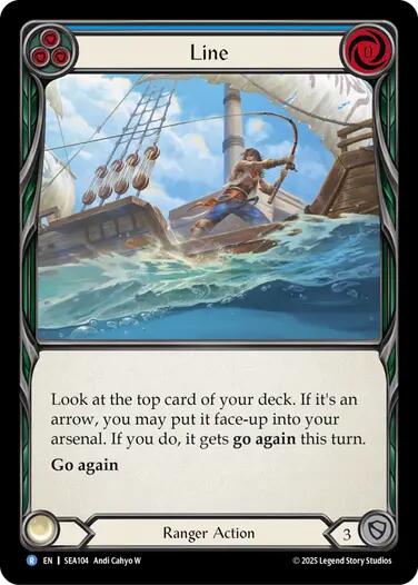 Line [SEA104] (High Seas)  Rainbow Foil | Good Games Adelaide SA