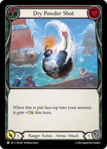 Dry Powder Shot [SEA106] (High Seas)  Rainbow Foil | Good Games Adelaide SA