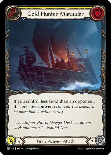 Gold Hunter Marauder [SEA164] (High Seas)  Rainbow Foil | Good Games Adelaide SA