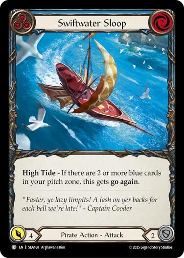 Swiftwater Sloop (Blue) [SEA168] (High Seas)  Rainbow Foil | Good Games Adelaide SA