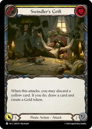 Swindler's Grift (Yellow) [SEA170] (High Seas)  Rainbow Foil | Good Games Adelaide SA
