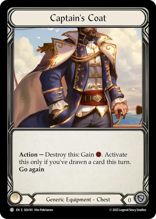 Captain's Coat [SEA181] (High Seas) | Good Games Adelaide SA