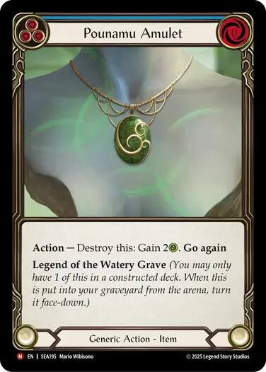 Pounamu Amulet [SEA195] (High Seas) | Good Games Adelaide SA