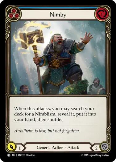 Nimby (Blue) [SEA222] (High Seas)  Rainbow Foil | Good Games Adelaide SA