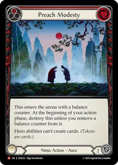 Preach Modesty [SEA252] (High Seas)  Rainbow Foil | Good Games Adelaide SA