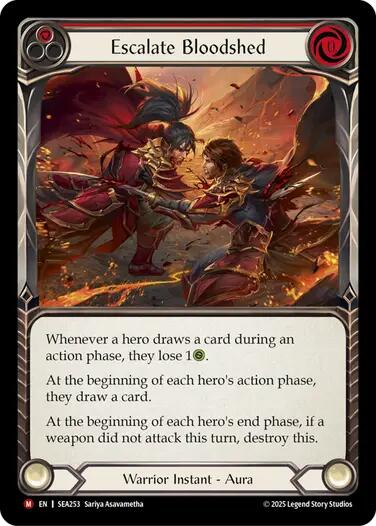 Escalate Bloodshed [SEA253] (High Seas)  Rainbow Foil | Good Games Adelaide SA