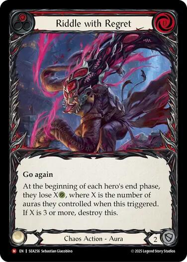 Riddle with Regret [SEA256] (High Seas)  Rainbow Foil | Good Games Adelaide SA