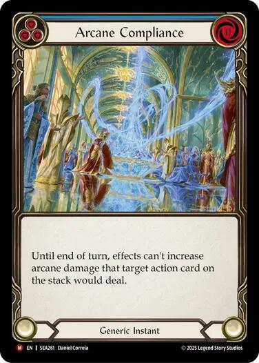 Arcane Compliance [SEA261] (High Seas)  Rainbow Foil | Good Games Adelaide SA