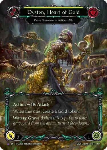 Oysten, Heart of Gold [SEA263] (High Seas)  Cold Foil | Good Games Adelaide SA