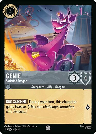 Genie - Satisfied Dragon (189/204) [Reign of Jafar] | Good Games Adelaide SA