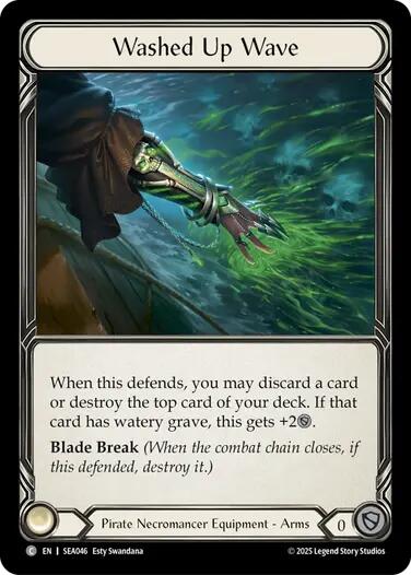 Washed Up Wave (Treasure) [SEA046] (High Seas)  Cold Foil | Good Games Adelaide SA