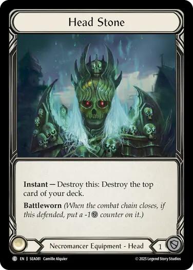 Head Stone (Treasure) [SEA081] (High Seas)  Cold Foil | Good Games Adelaide SA