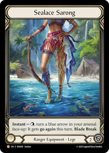 Sealace Sarong (Treasure) [SEA095] (High Seas)  Cold Foil | Good Games Adelaide SA